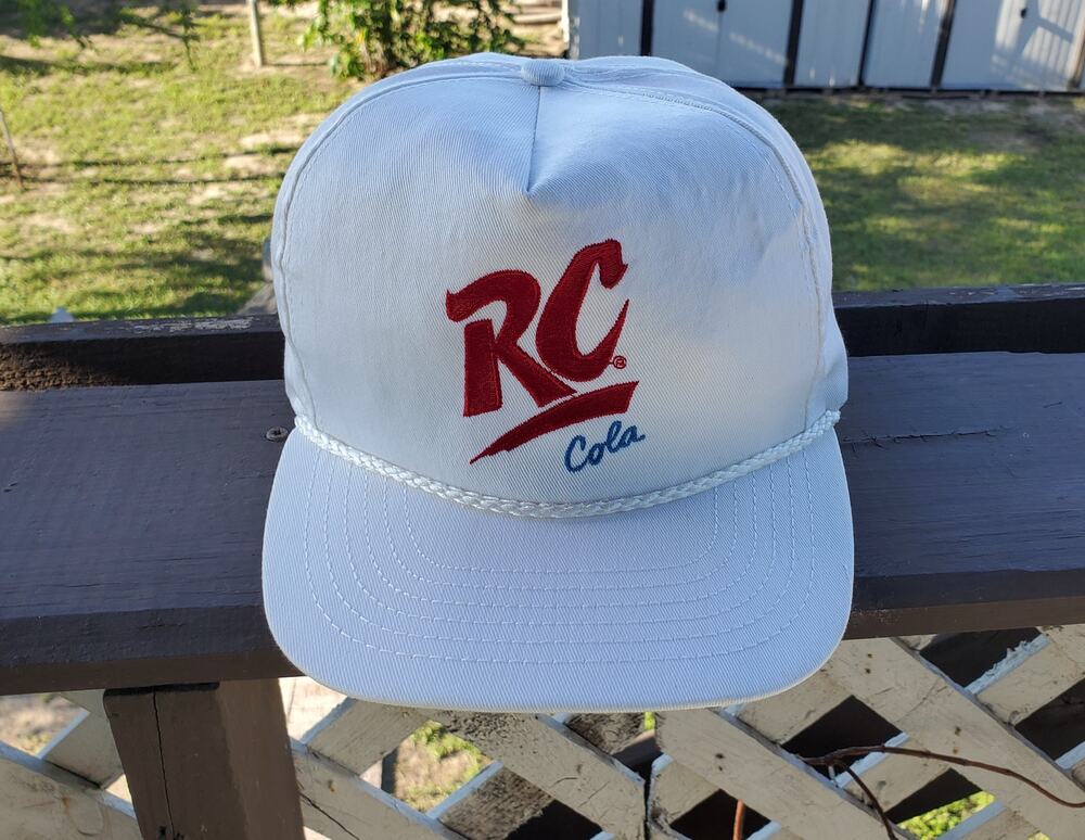 Vintage RC Cola Soft Drink Soda Made in USA White Hat